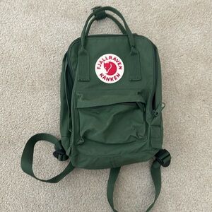 Fjallraven Mini Kanken Backpack - Forest/ dark Green
